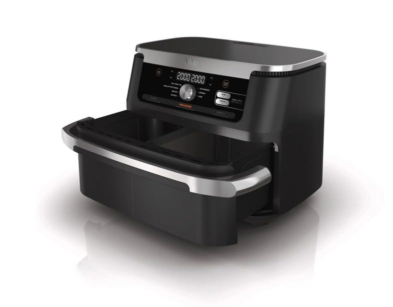 Ninja AF500DE Foodi FlexDrawer Heißluftfritteuse 10,4l schwarz