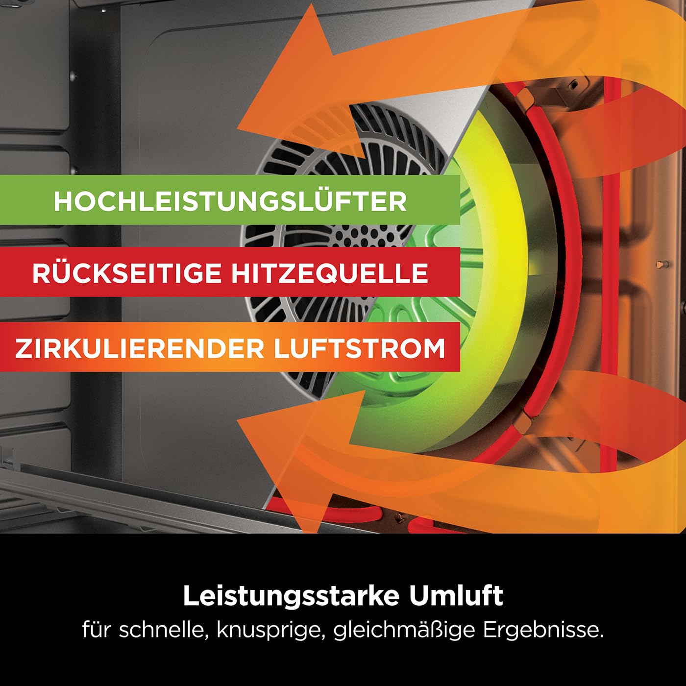 Ninja Foodi 10-in-1 Multifunktions-Ofen, tragbarer Mini-Ofen für Arbeitsflächen, Mehrzweck-Ofen mit 10 Kochfunktionen; Air Fry, Rösten, Grillen, Backen und mehr, Silber/Schwarz DT200EU